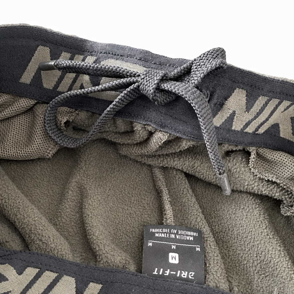 Nike Dri Fit Olive Green Joggers Women’s Medium Athletic Sweatpants - Picture 6 of 10